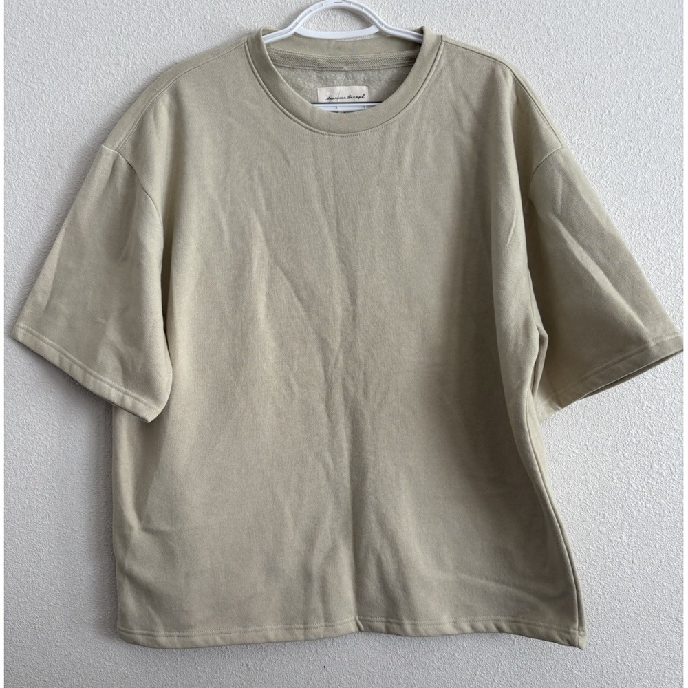 American Garage Boxy Tee Shirt Mens Large Crew Neck NWT